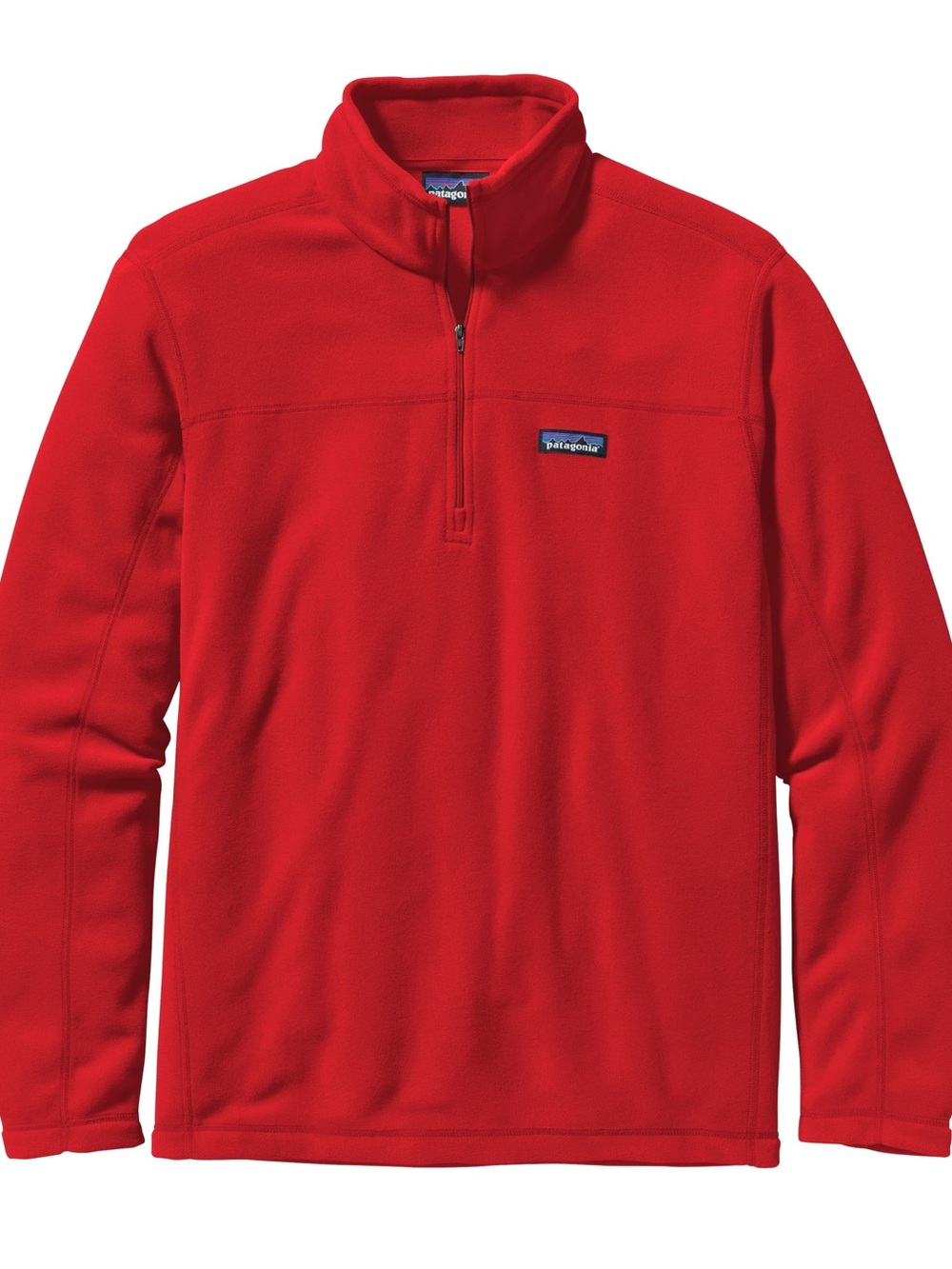 Patagonia Red Quarter-Zip Fleece Pullover Jacket – Size Small (S)